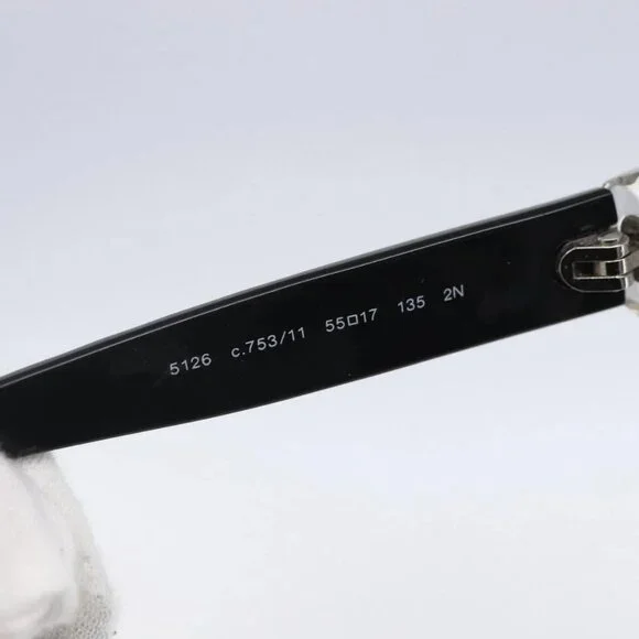 CHANEL Sunglasses plastic Black CC Auth 152424 - Picture 10 of 16